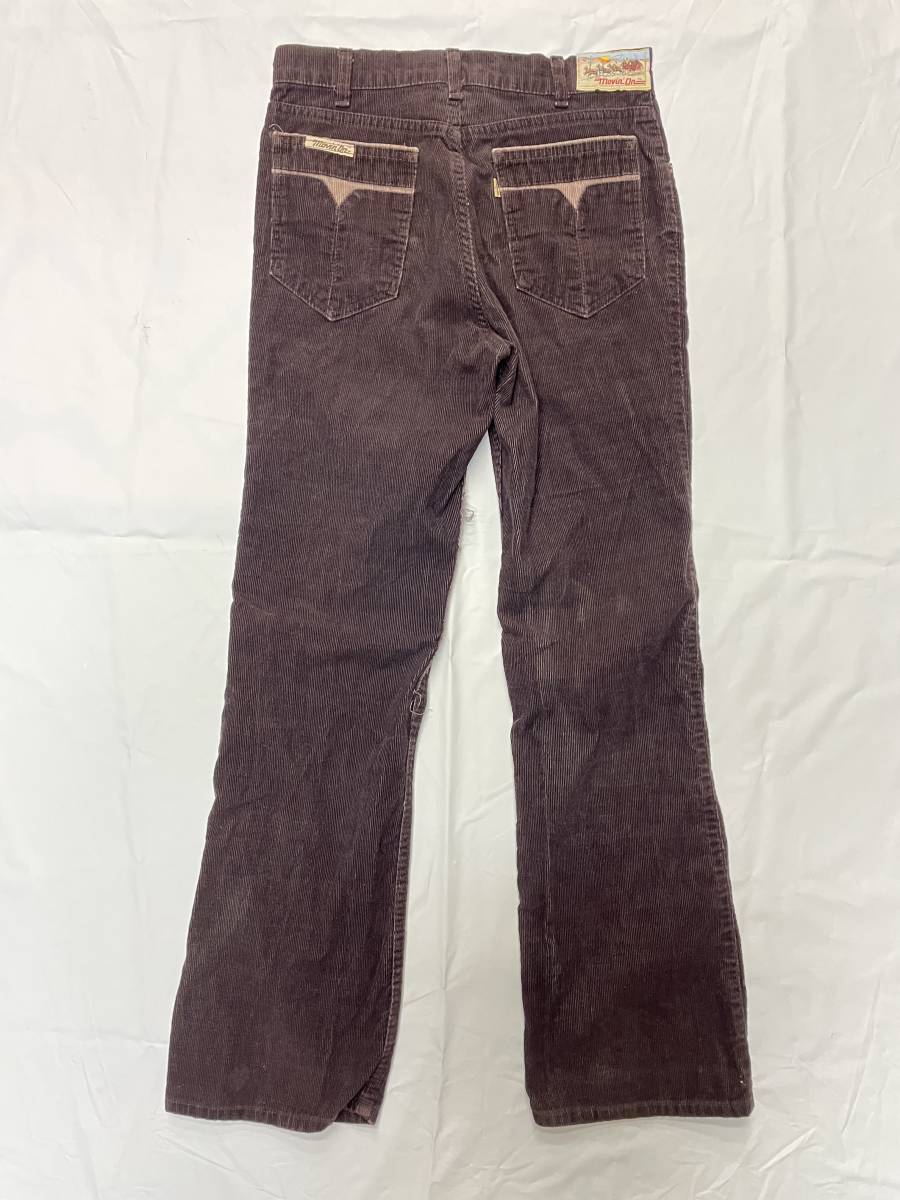 古着 3041 W31 コーデュロイ パンツ ビンテージ 80 70 60 USA vintage リーバイス Levi's ジーンズ MOVIN'ON ダメージ ヒゲ_画像3