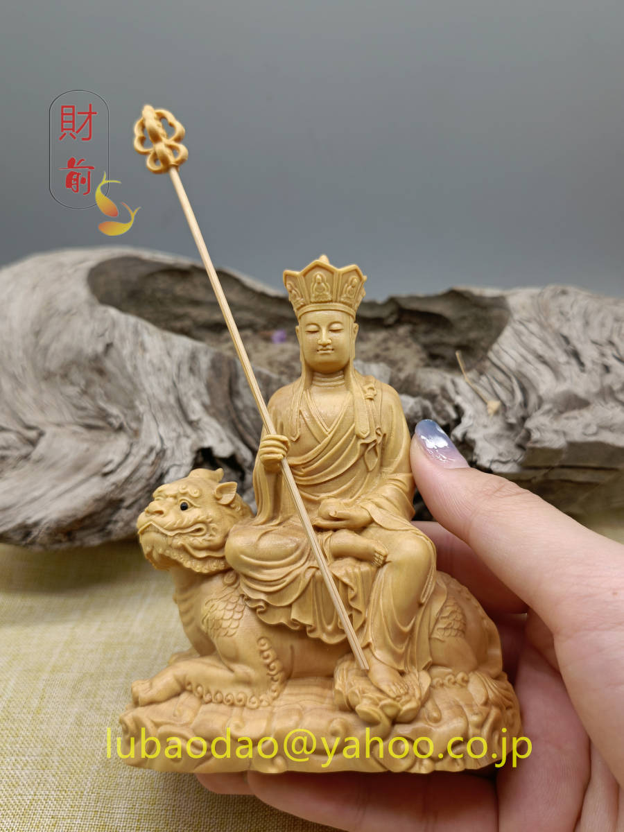 仏像 木彫 地蔵菩薩 乗騎神獣 置物 原木蒔絵系 法事 仏事 仏様 ご本尊様 _画像2