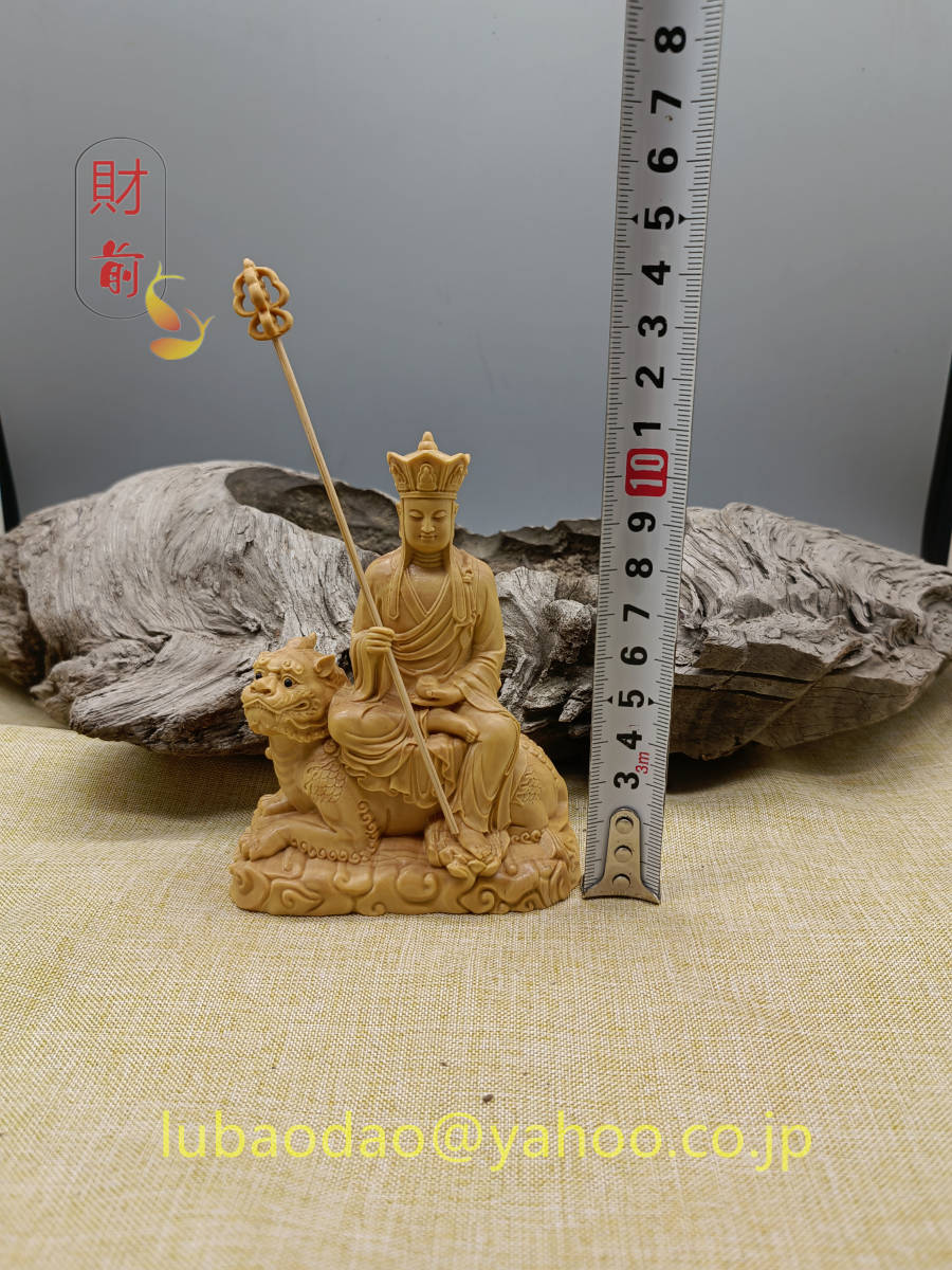 仏像 木彫 地蔵菩薩 乗騎神獣 置物 原木蒔絵系 法事 仏事 仏様 ご本尊様 _画像6