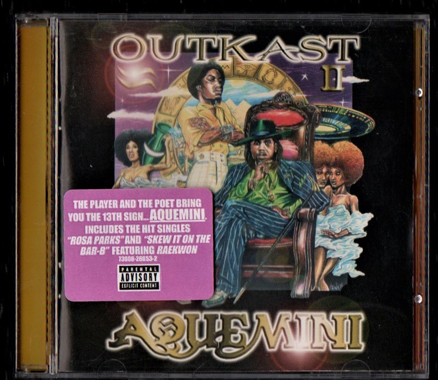 ∇ アウトキャスト OutKast 全16曲収録 輸入盤 CD/アクエミナイ AQUEMINI/アンドレ3000 アンドレベンジャミン ビッグボーイ_画像1