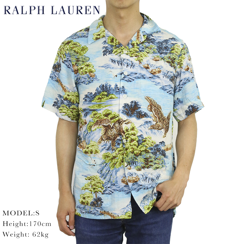 新品 アウトレット 3148 XLサイズ 半袖 アロハ ハワイアン シャツ polo ralph lauren ポロ ラルフ ローレン