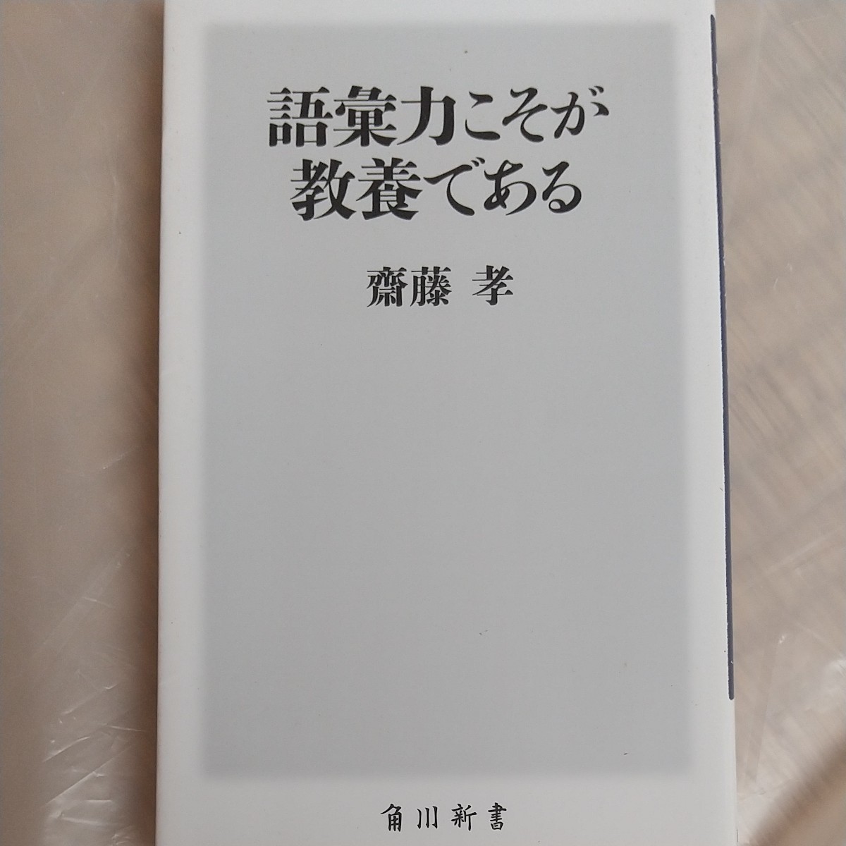 Paypayフリマ 語彙力こそが教養である 齋藤孝 Paypayフリマ 語彙力こそが教養である 齋藤孝