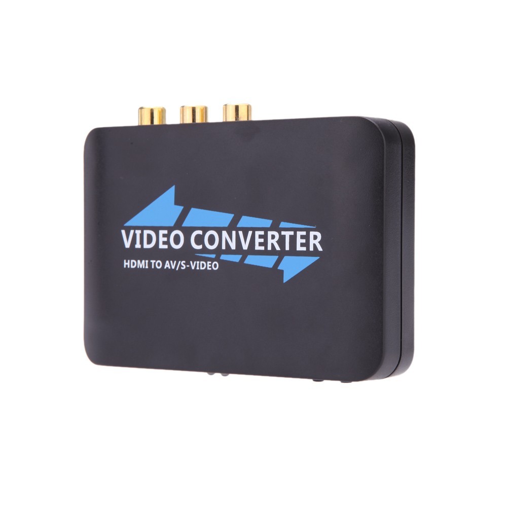 【送料無料】 1080P HDMI → RCA CVBS R/Lオーディオ + S-Video ビデオコンバーター その他