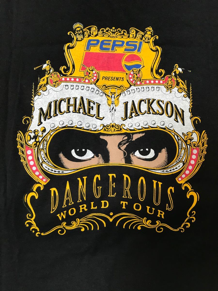 超レア マイケルジャクソンデンジャラスツアーTシャツ(¥33,000