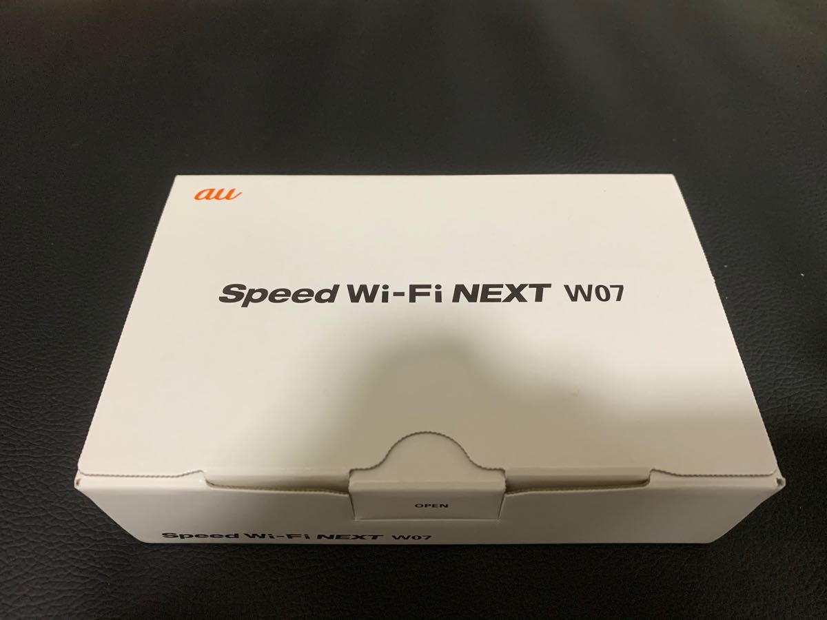 Speed Wi-Fi NEXT W07 ブラック