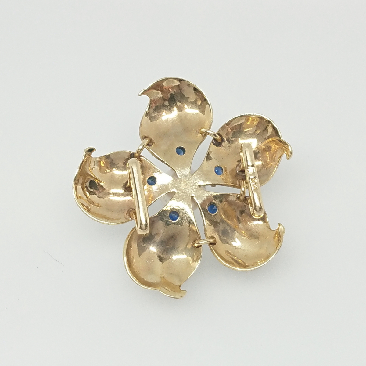 MIKIMOTO ミキモト ペンダントトップ サファイア パール K14YG