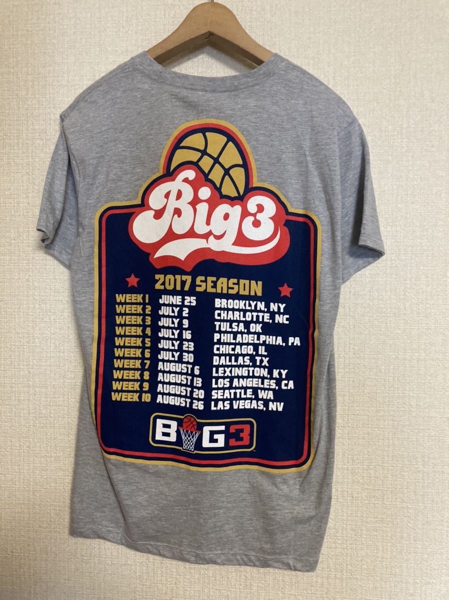 USA プロバスケットリーグ　BIG 3　Tシャツ　Mサイズ　NBA_画像2