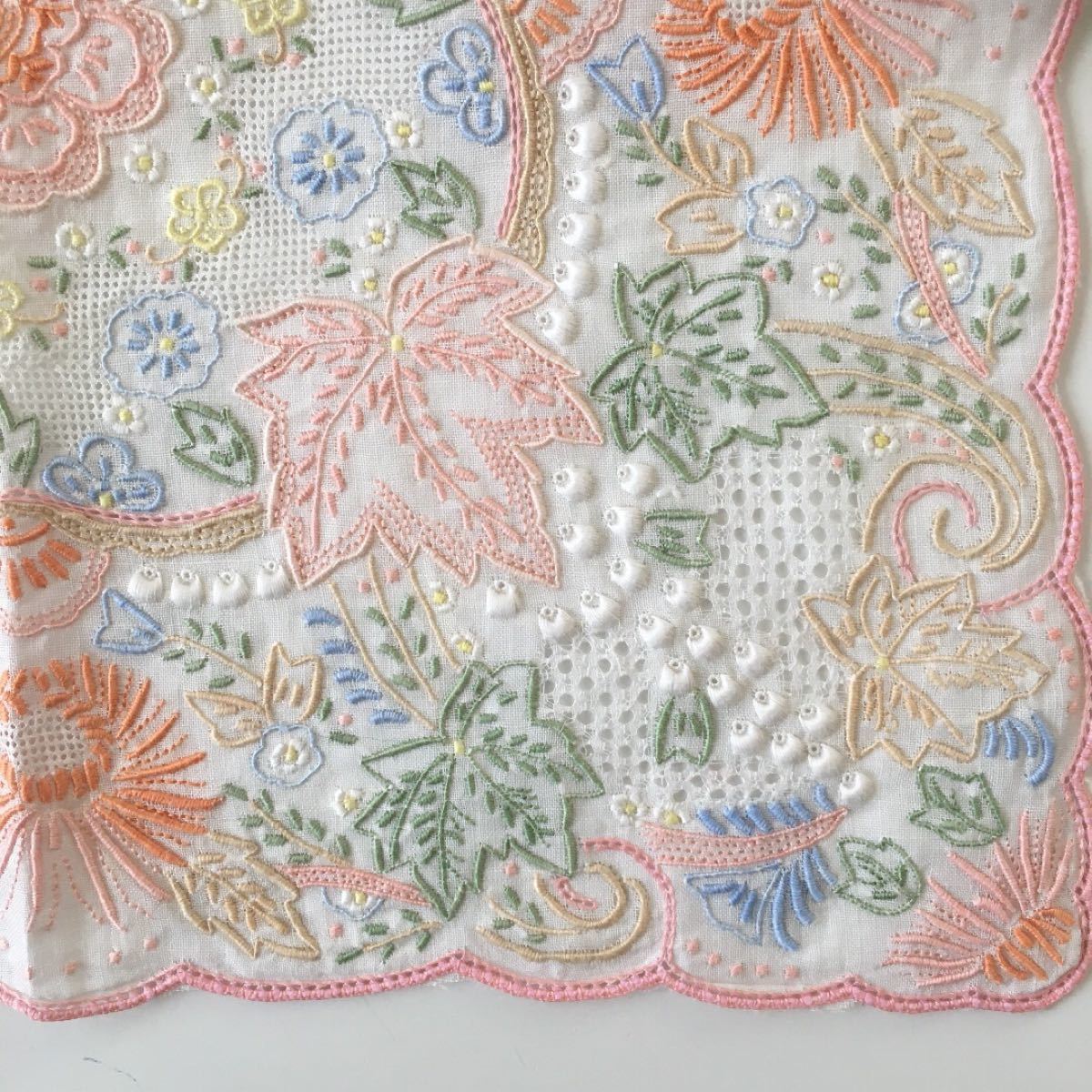 スワトー 刺繍 ハンカチ | premiumcleanlavanderia.com.br