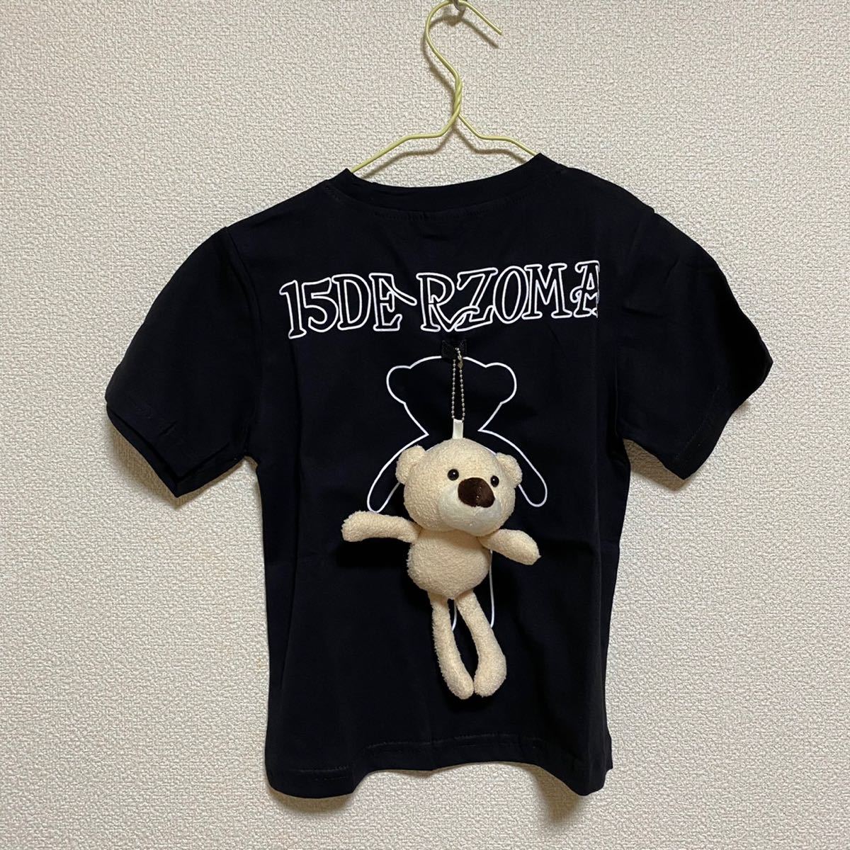 Paypayフリマ くま ぬいぐるみ 半袖 Tシャツ キッズ ペア おそろい 夏 黒 クマ 100 Paypayフリマ くま ぬいぐるみ 半袖 Tシャツ キッズ ペア おそろい 夏 黒 クマ 100