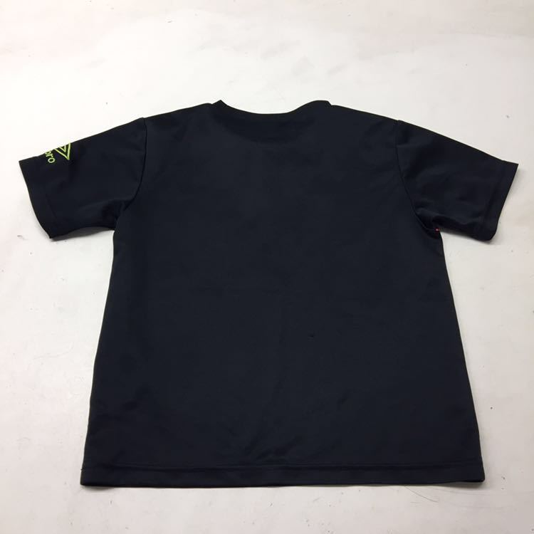  free shipping *umbro Umbro * short sleeves T-shirt tops * child Kids 130* black #30630sbe
