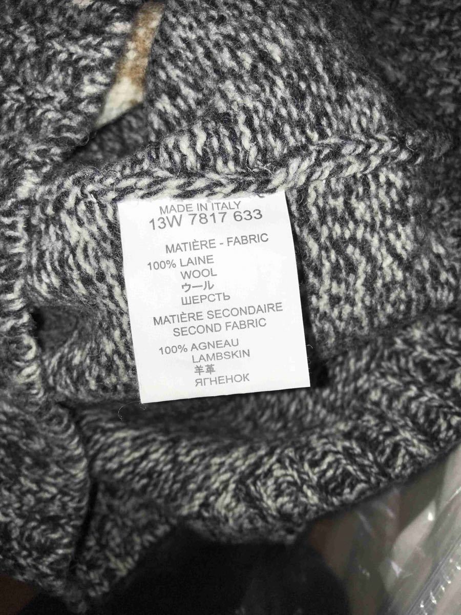 正規 13AW GIVENCHY ジバンシー ジバンシィ ラムレザー レザー切替