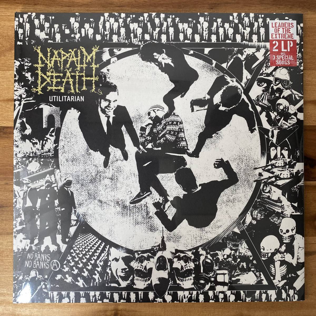 Napalm Death「Utilitarian」アナログLPレコード2枚組 未開封 2012年オリジナル盤 ナパームデス グラインドコア GRIND CORE_画像1
