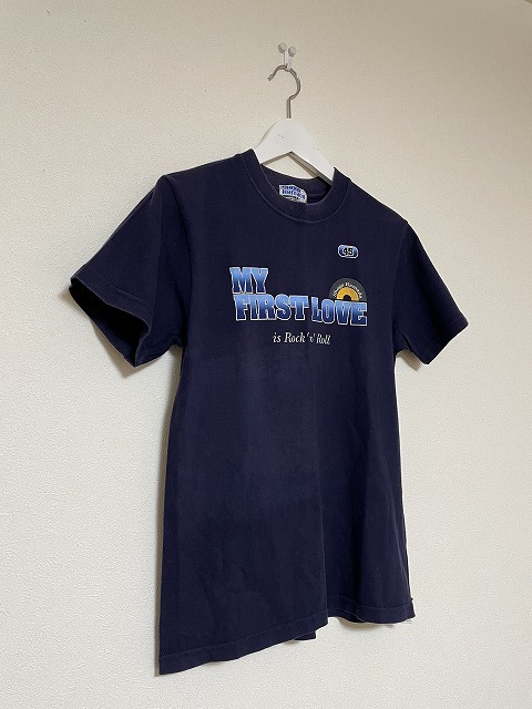 【激安1点のみ 希少】浜田省吾 ON THE ROAD 2005 MY FIRST LOVE ツアー Tシャツ ネイビー系 USED_画像1