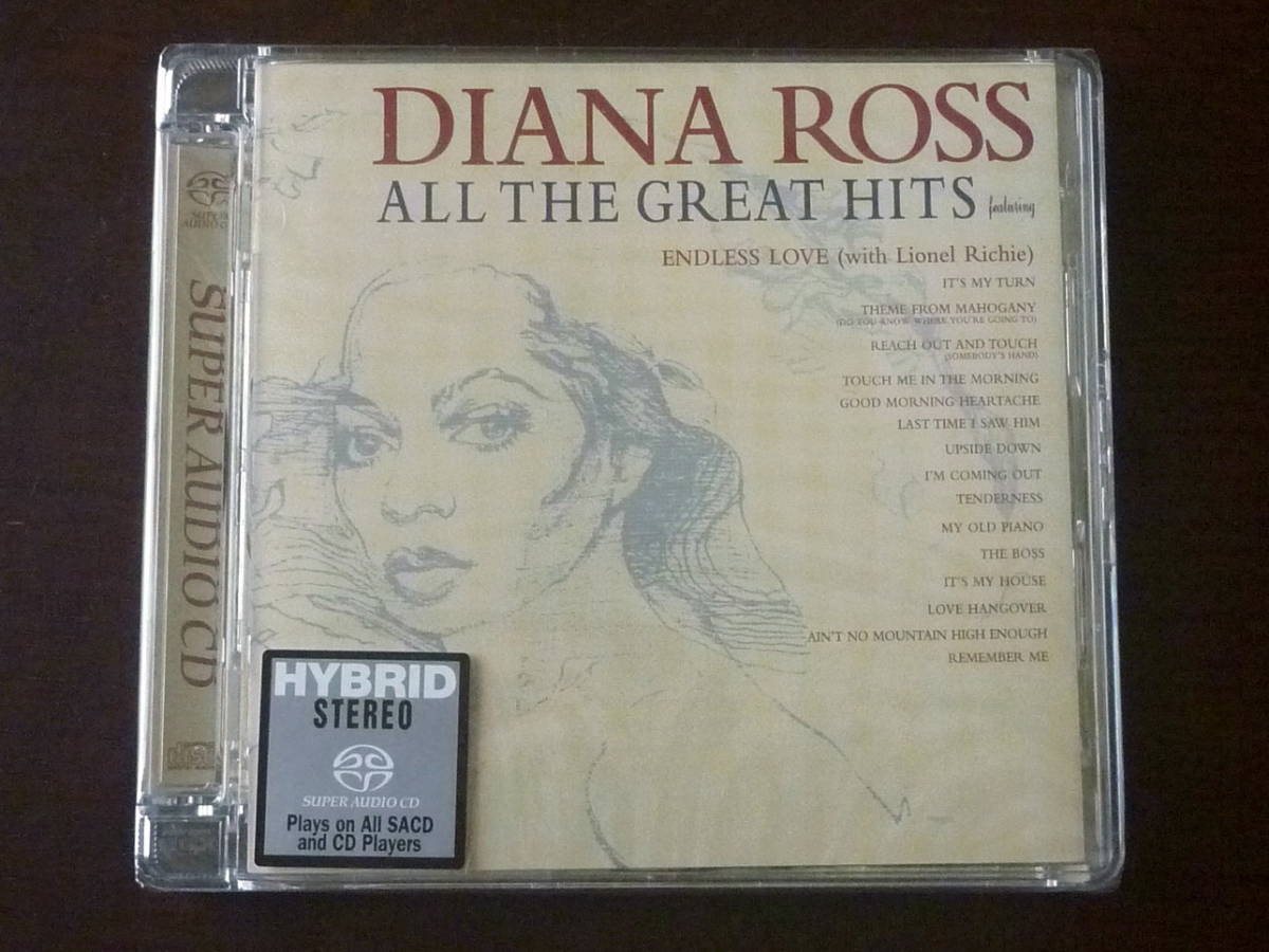 【Hybrid SACD】ダイアナ・ロス／ALL THE GREAT HITS♪16曲収録 限定シリアル付 Diana Ross
