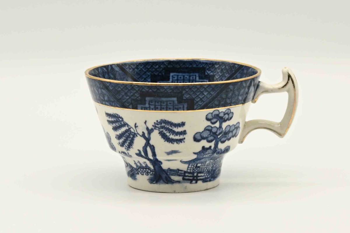 0341-4　西洋陶磁器　トリオ　A.G.H.J Wilton Pottery　Real Chinese Willow　1923-1934　チャイニーズウイロー　イギリス_画像5