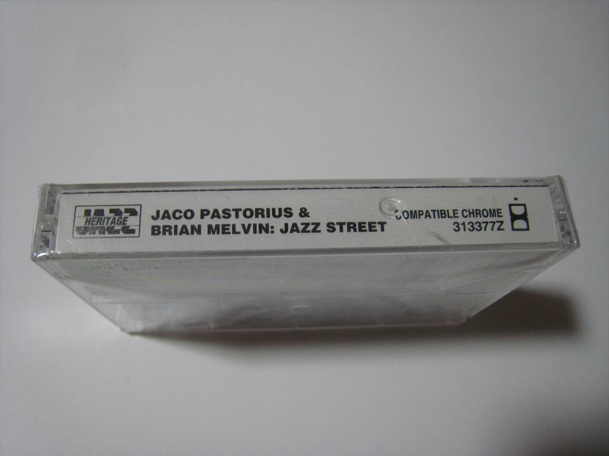 [ cassette tape ] JACO PASTORIUS & BRIAN MELVIN / * new goods unopened * JAZZ STREET US version jako* Pas Tria s Jazz * Street 