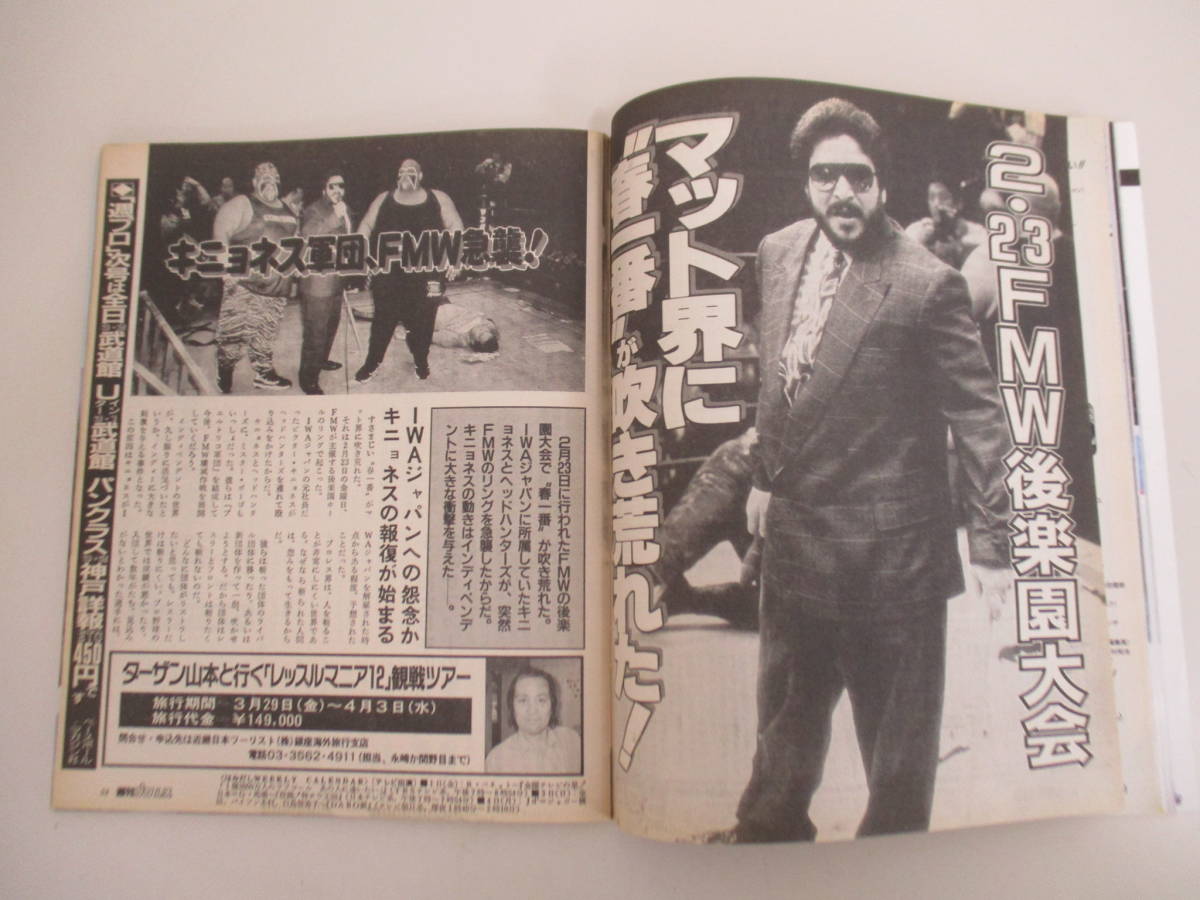 D06 週刊プロレス NO.720 1996年3月12日号 前田日明は永遠に前田日明である_画像6