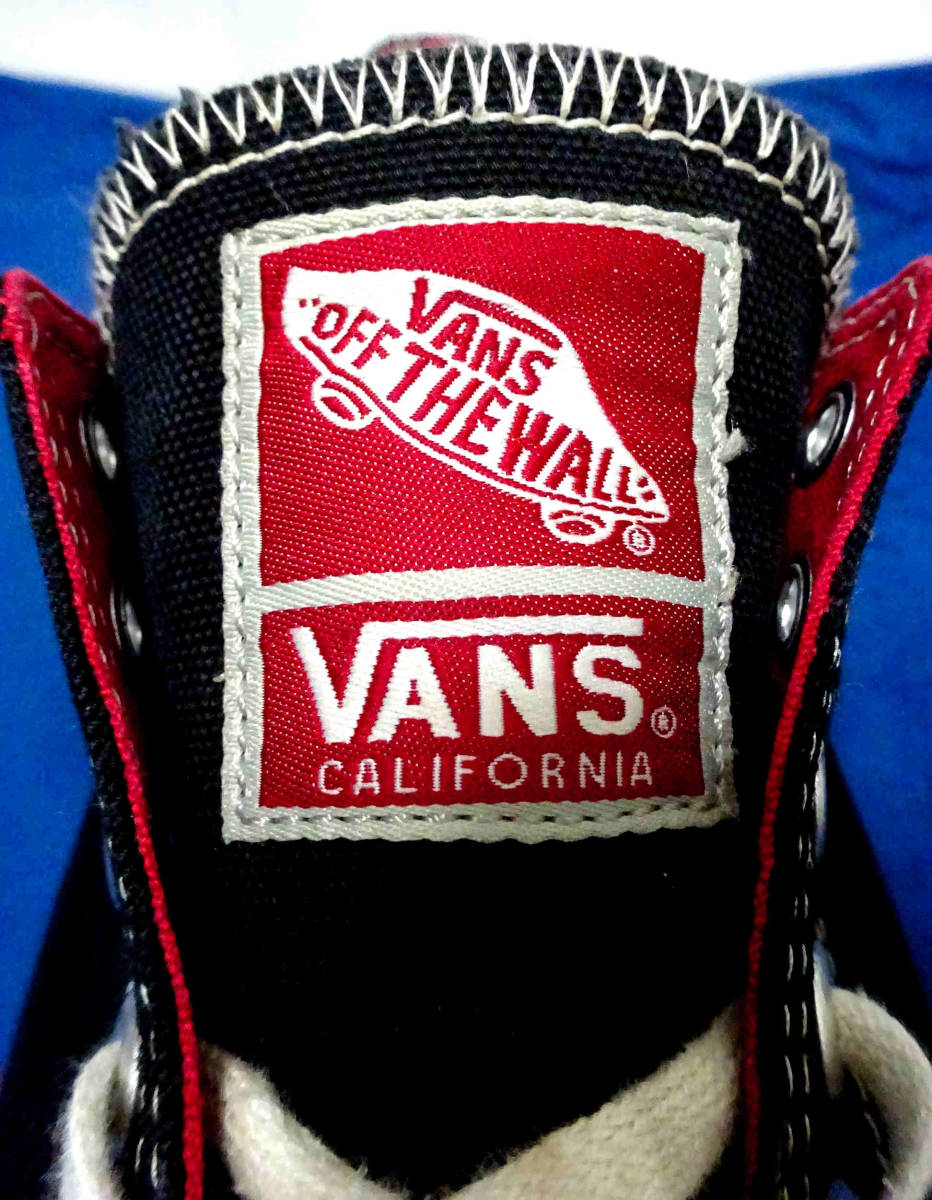 ●VANS OFF THE WALL バンズ / ローカット キャンバススニーカー・ブラック・サイズ:US9(27)/USED_画像10