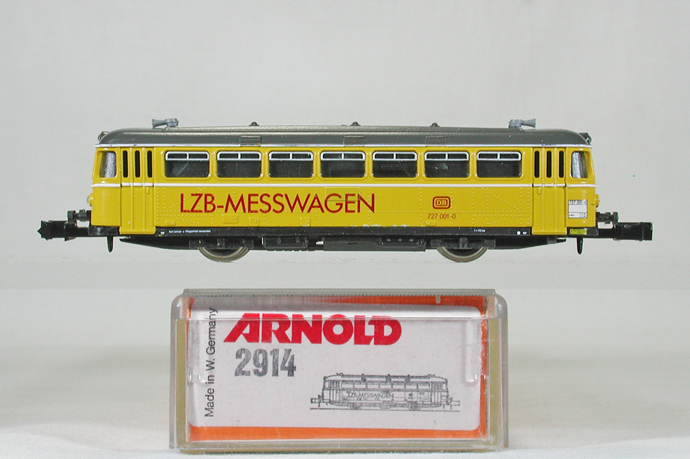 ARNOLD #2914 ＤＢ（旧西ドイツ国鉄） ＢＲ７２７型 連続ライン制御定用ディーゼル車 （ブライトイェロー）