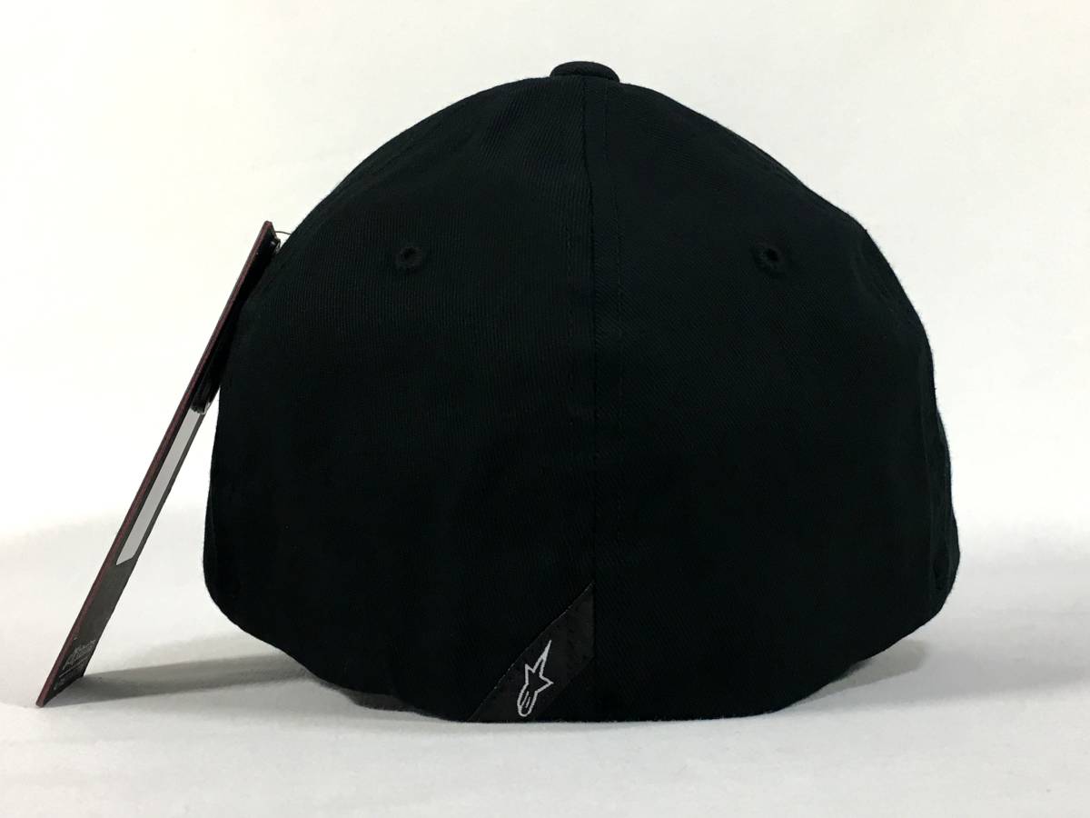 アルパインスターズ 公式 正規品 キャップ L-XL 帽子 ハット エンブレム ロゴ マーク ブラック 黒 公式品 オフィシャル品 FLEXFIT_在庫は1点のみとなります。