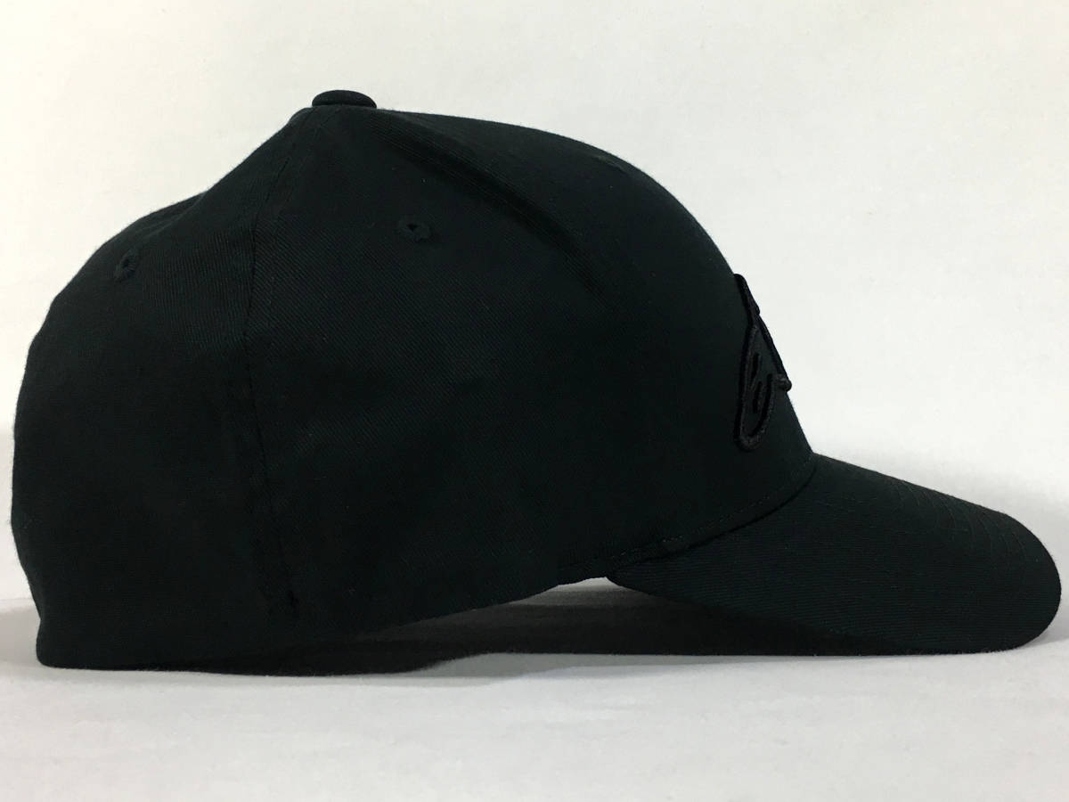 アルパインスターズ 公式 正規品 キャップ L-XL 帽子 ハット エンブレム ロゴ マーク ブラック 黒 公式品 オフィシャル品 FLEXFIT_在庫は1点のみとなります。