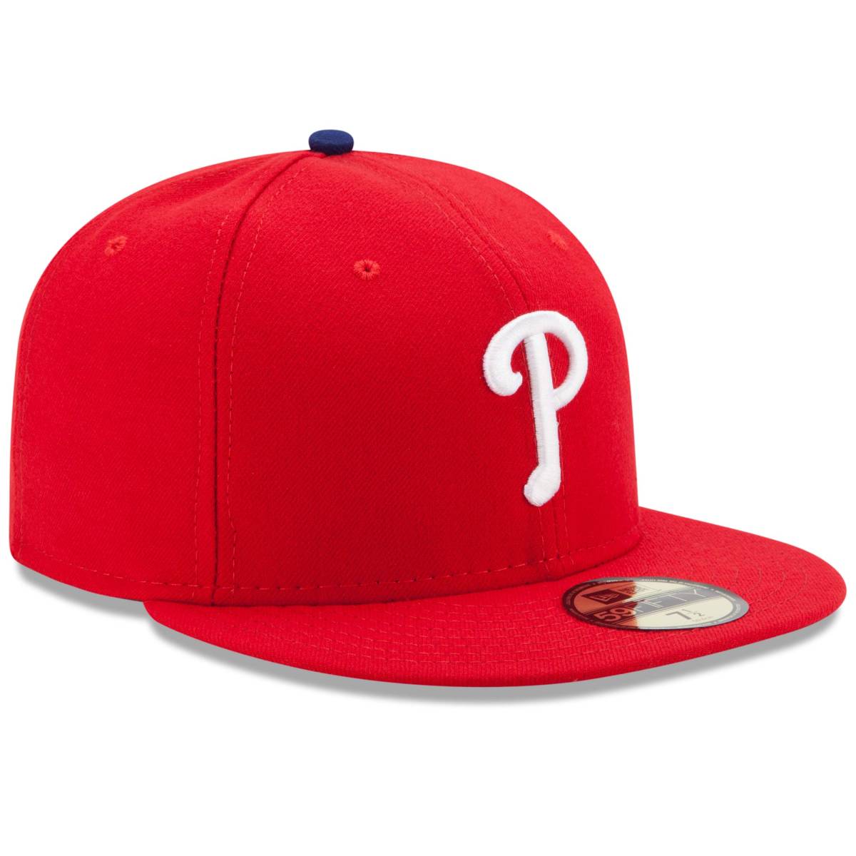 USA正規品 「7.3/8」 新品 Newera ニューエラ MLB 公式 オーセンティック 59FIFTY フィラデルフィア PHILLIS フィリーズ 赤 Game メジャー_画像3