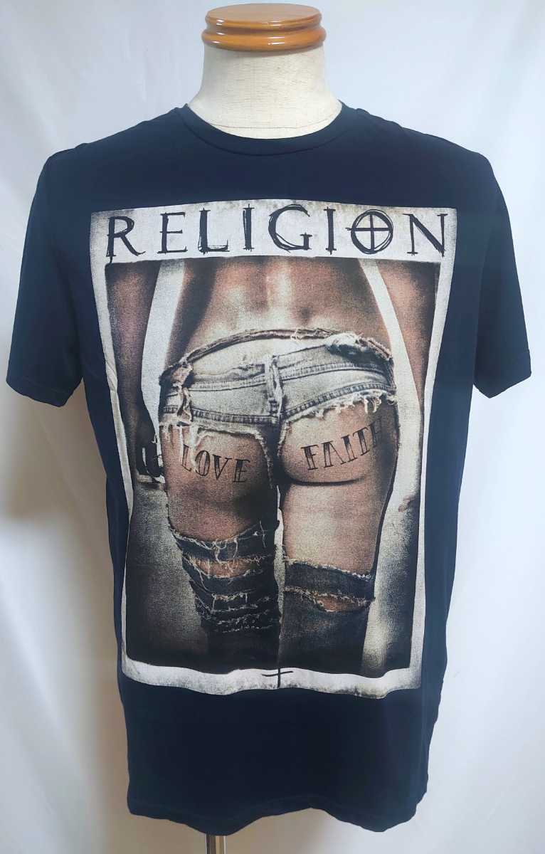 【超お買い得！】 半袖 Tシャツ レリジョン Religion 濃いネイビー 日本未発売 UK(Lサイズ) その他