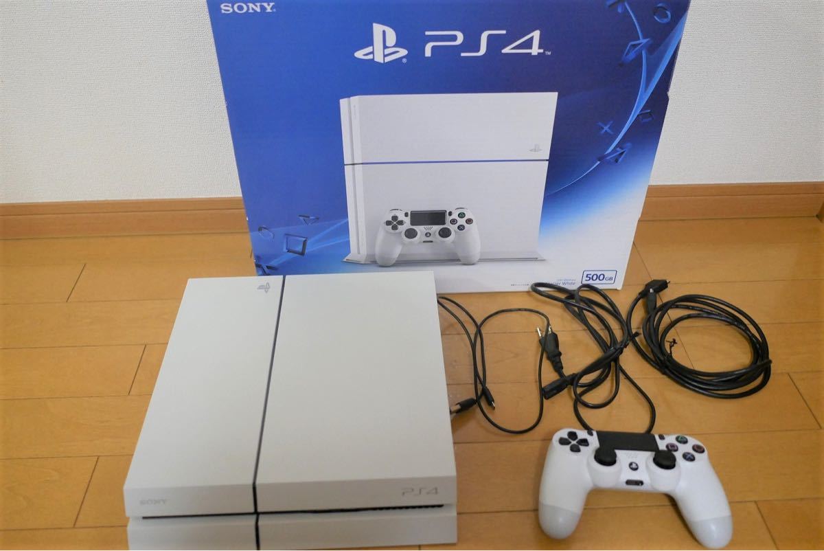 PS4本体 グレイシャーホワイト 500GB CUH-1200A プレイステーション 4 PlayStation4