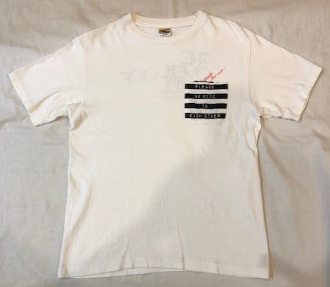 STANDARD CALIFORNIA スタンダードカリフォルニア シャイニング 胸ボーダー ポケット Tシャツ M 白 ジャックニコルソン SHINING_画像1