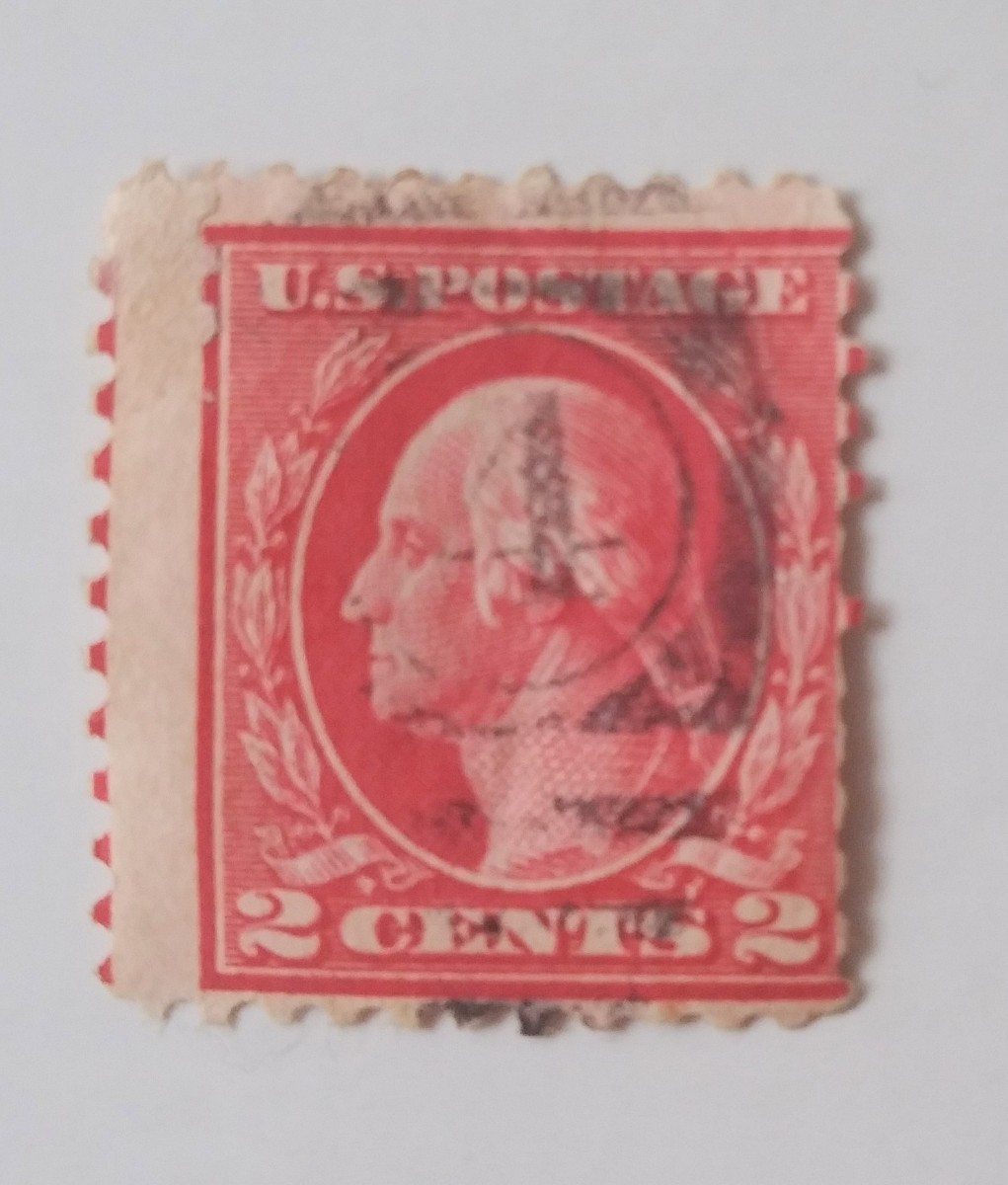 1920年頃の外国使用済み切手、目打ちズレ切手、他