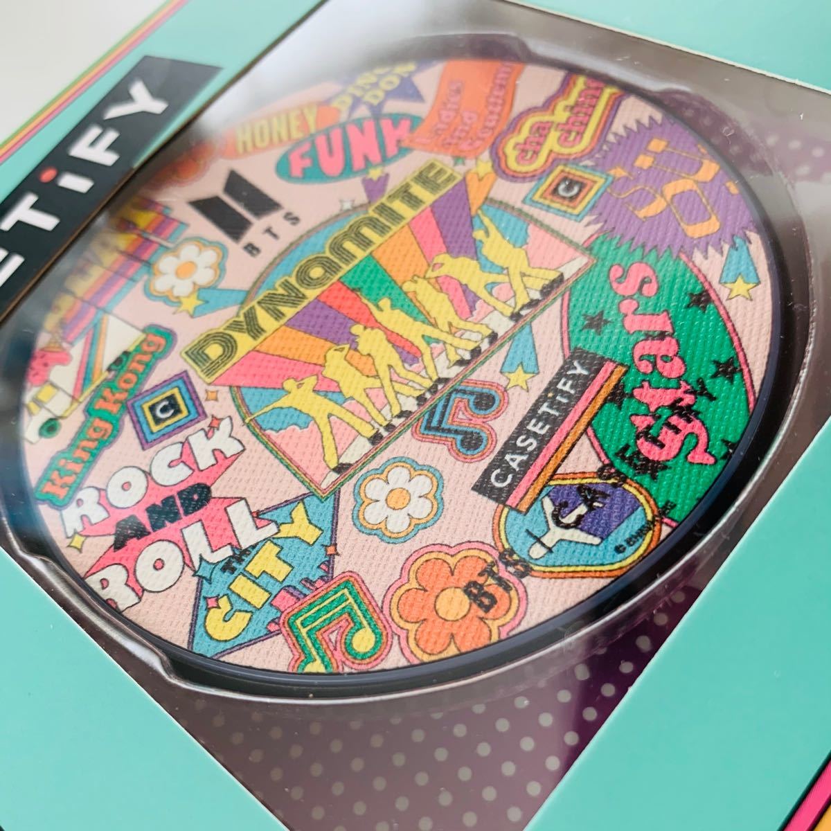 新品未使用)BTS x CASETiFY 「Dynamite」記念 限定 携帯 Phone スマホ ワイヤレス 充電器