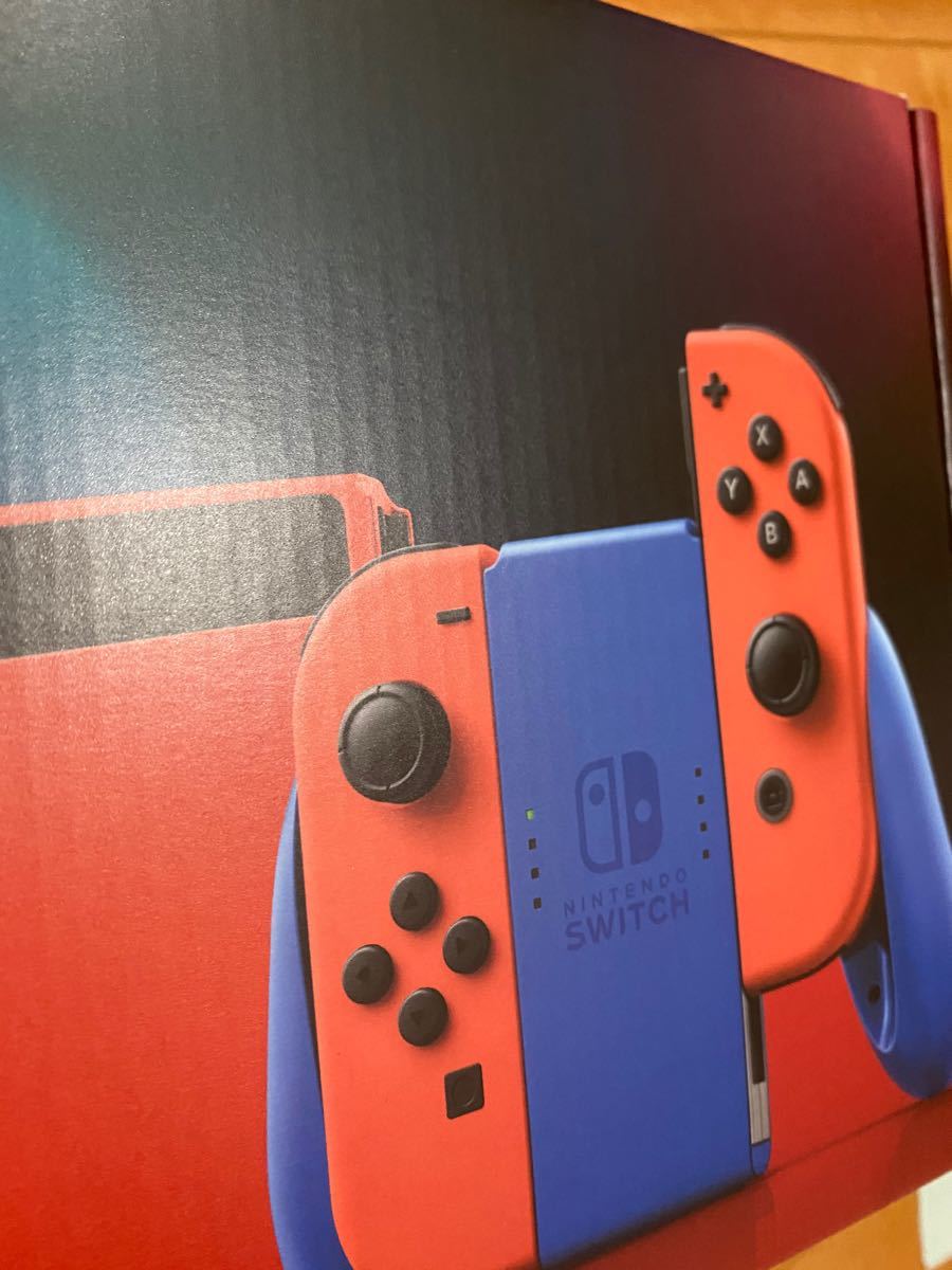 【新品未開封・保証付き】Nintendo Switch ニンテンドースイッチ Switch本体 マリオレッド×ブルー セット　