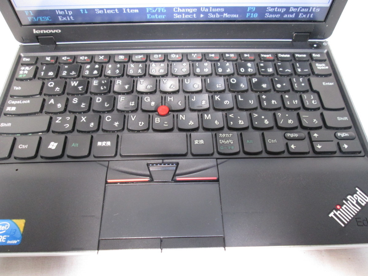 Lenovo ThinkPad Edge 11 2545RW4 Core i3 380U 1.33GHz 8GB 250GB 爆速SSD 11.6インチ ジャンク [79485]_画像2