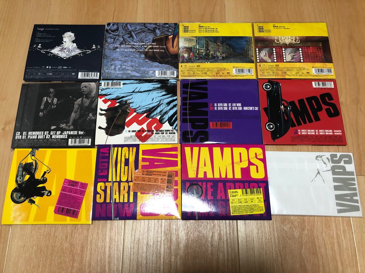 VAMPS CD シングル まとめ売 初回限定盤 特典DVD  HYDE ラルク