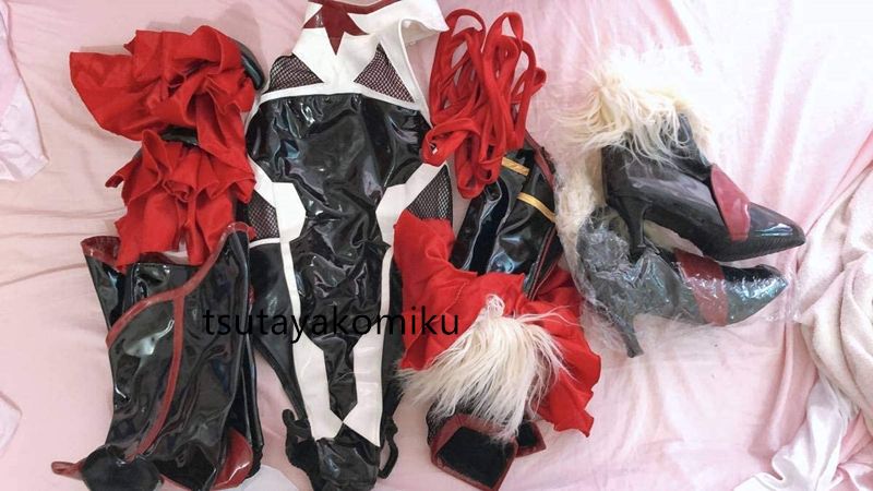  high quality new work against ..yukikaze costume play clothes + wig + shoes manner shoes . wig optional 