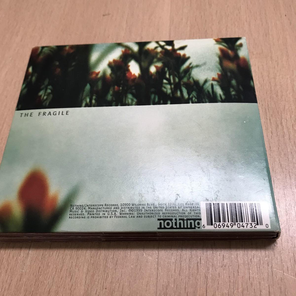  зарубежная запись CD Nine Inch Nails/The Fragile 2 листов комплект 