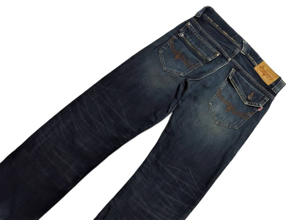 Бобсон Бобсон Джинсовые штаны Нет Хемминг (цепный стежок) M Размер (w фактический размер около 84 см) (номер выставки 015)