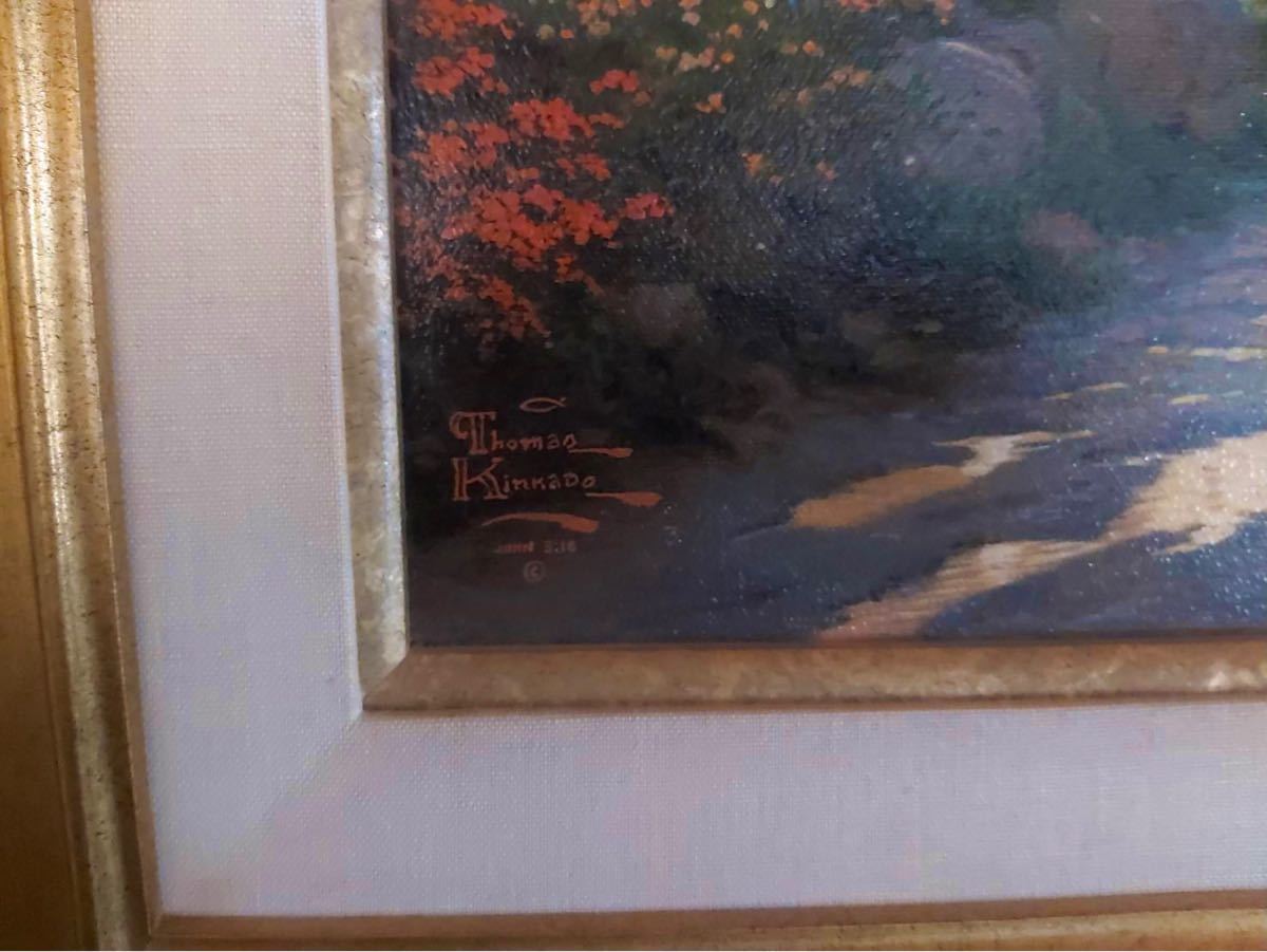 トーマス キンケード 絵画 TEACUP COTTAGE 保証書付き 1996年 トーマス キンケード 絵画 TEACUP COTTAGE 保証書付き 1996年