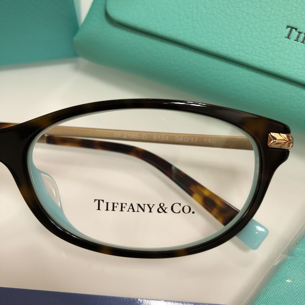 安心の2年間正規保証付き！定価39,380円 メーカー保証付 TIFFANY ティファニー TF2195-D 8134 TF2195D 正規品 新品 メガネ TIFFANY&Coの画像3