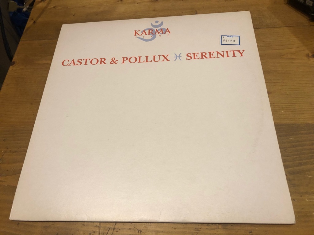 12”★Castor & Pollux / Serenity / JF Sebastian / DJ Gary / プログレッシブ / トランス・ハウス！_画像1