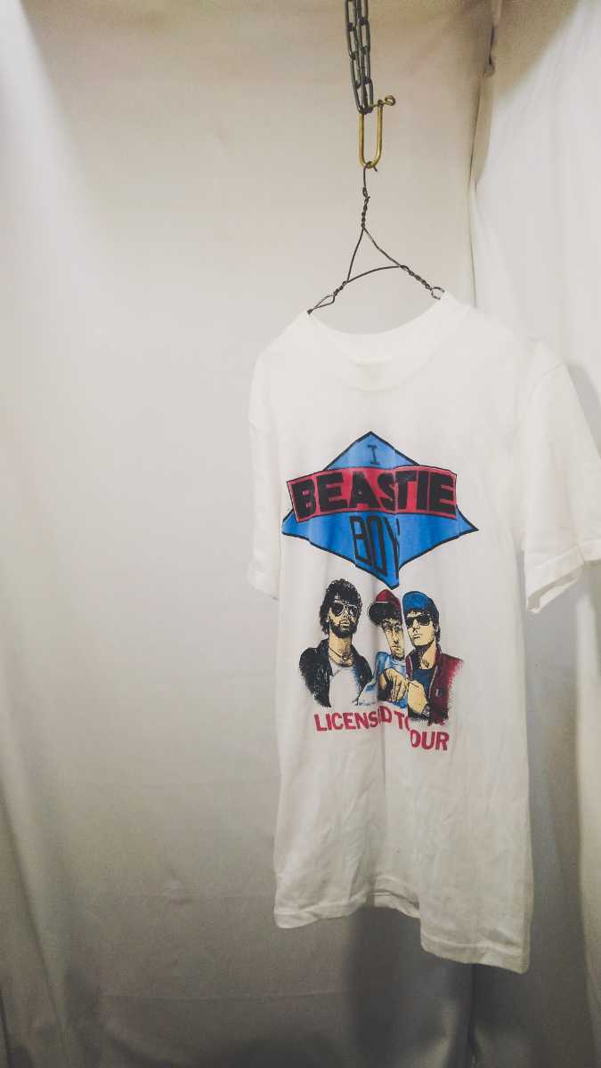 送料無料/新品】 T-shirt tour ill to Licensed Boys Beastie Vintage 80s バンドT ビンテージ  Tシャツ ツアー イル トゥ ライセンス ビースティーボーイズ イラスト、キャラクター