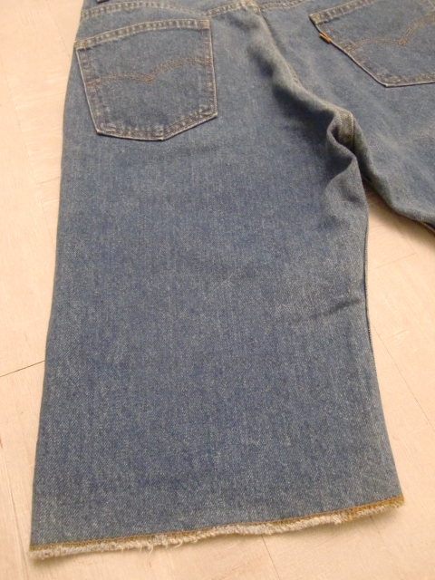 送料無料 90’s USA製 Levi's 505 デニム ショート パンツ W88cm ハーフ W34 リーバイス VINTAGE アメリカ 米国 90年代 アーカイ ンテージ_画像9