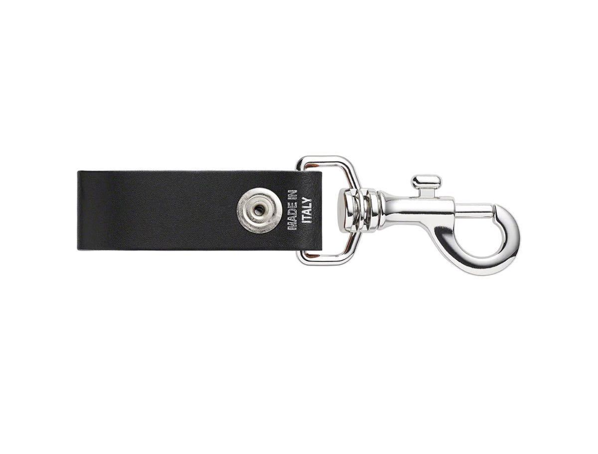 Supreme Leather Key Loop 21SS ブラック シュプリーム レザー Supreme Leather Key Loop 21SS ブラック シュプリーム レザー
