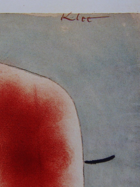 パウル・クレー、Paul Klee、【痛める果実】、希少な画集画、状態良好