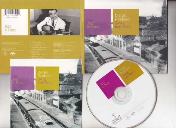 【輸入盤】Django Reinhardt Swing From Paris フランス盤 CD 159 853-2_画像2