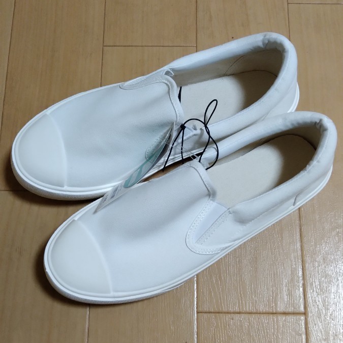 Paypayフリマ 新品 Gu メンズ スリッポン白 27 0 Paypayフリマ 新品 Gu メンズ スリッポン白 27 0