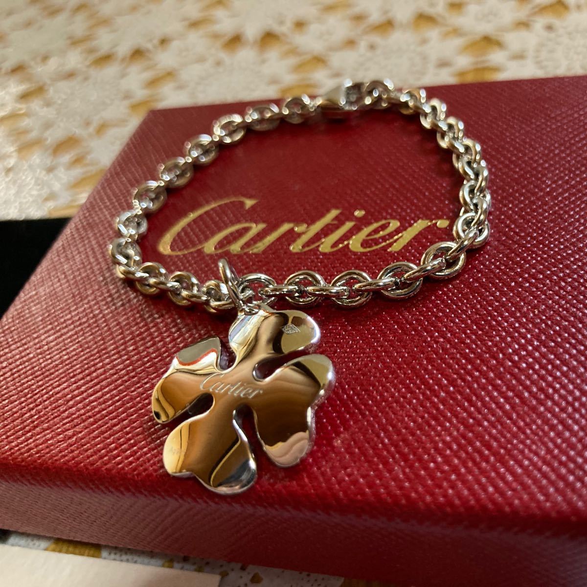 週末限定 Cartier カルティエ 四つ葉 クローバー 925 チャーム 週末限定 Cartier カルティエ 四つ葉 クローバー 925 チャーム