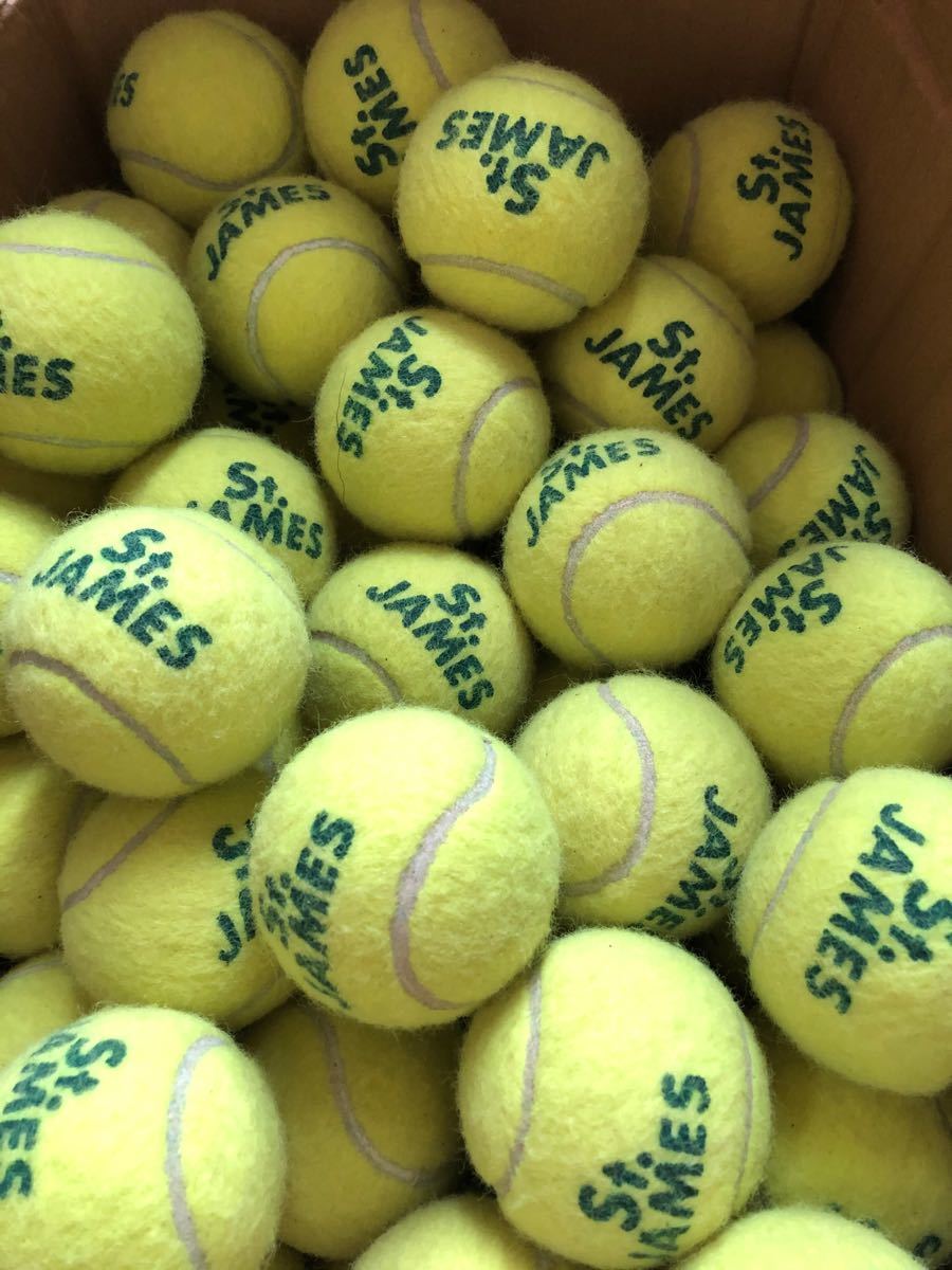 PayPayフリマ｜ダンロップ テニスボール St JAMES（セントジェームス） 硬式テニスボール 40球