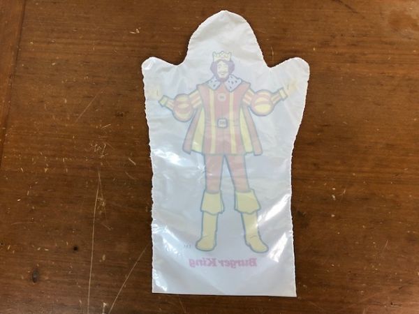 【 クリックポスト可! 】【 即決 ！ セール 】バーガーキング ビニール ハンド パペット BURGERKING Burger King Hand Puppet　VG-2_画像2