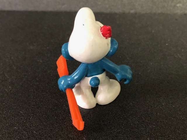 訳あり 【 スマーフ PVC フィギュア 】 SMURF ヴィンテージ ARCHERY 矢 / SCHLEICH シュライヒ SMURF PVC FIGURE V19-WA_画像2